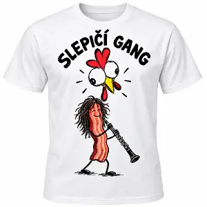 Ponech obrázky a nápis a vlož to na tričko