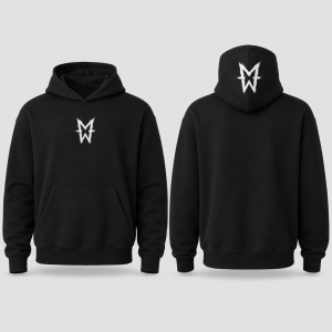 Na kapuci zezadu udělej pravě to stejné logo jako zepředu