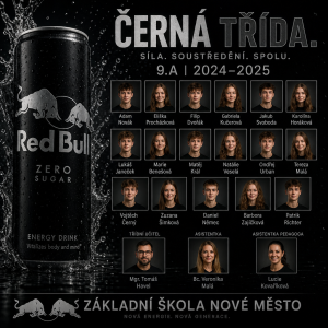 černa redbul
jmena lidí tridy a ucitele a asistenky a nazev skoli