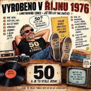 humorný text k 50. narozeninám. Rok 1976, měsíc říjen.