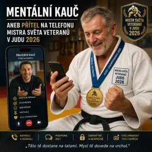 Mentální kauč aneb přítel na telefonu mistra světa veteránů v judu 2026
