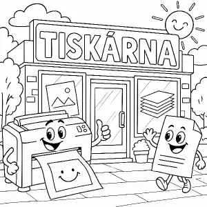 TISKÁRNA JEN OBRYS, MALOVANÝ