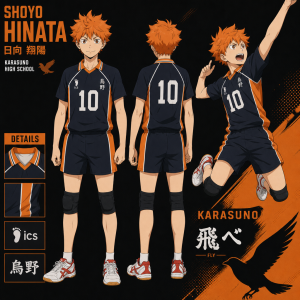 dres shoyo hinata z anime haikyuu