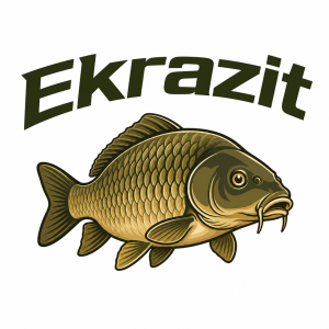 Na obrázku chci mít logo s kaprem a nad tím potisk Ekrazit