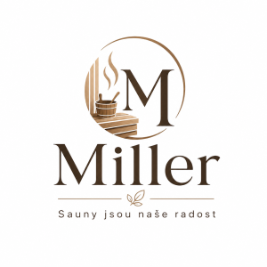 Udělej logo firmy. Název Miller s popiskem Sauny jsou naše radost