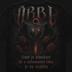 Srdce má být pod názvem orbi menší místo toho velkého dám dej růží a vedle toho citát život je simulace ale s milováními lidmi je to realita