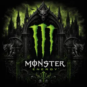 Gotický motiv Například Monster Energy