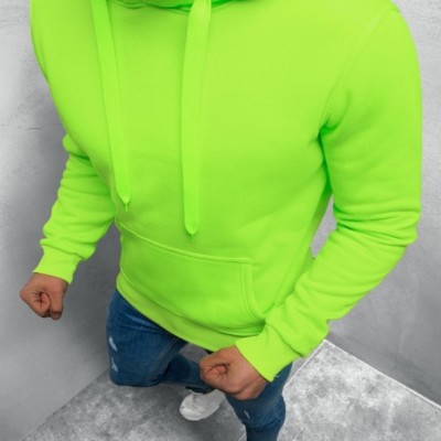 NEON mikina unisex s kapucí