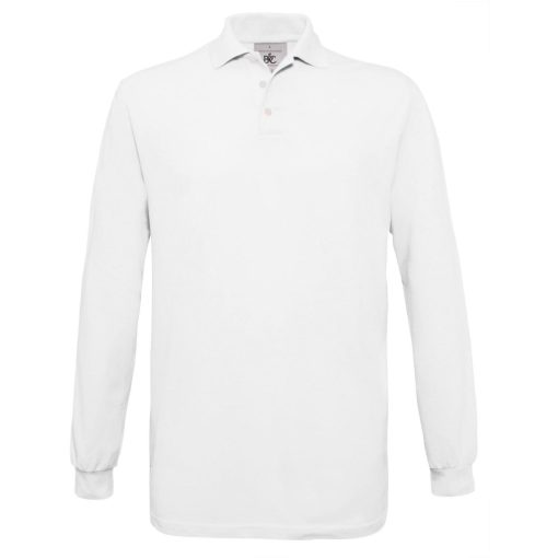 Piqué polo s dlouhým rukávem B&C | Safran LSL