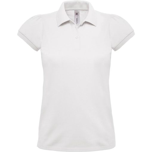 Dámské piqué polo z těžké bavlny B&C | Heavymill /women