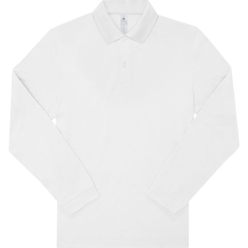 Piqué polo s dlouhým rukávem z těžké bavlny B&C | My Polo 210 LSL