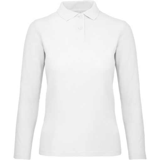 Dámské piqué polo s dlouhým rukávem B&C | ID.001 LSL /women