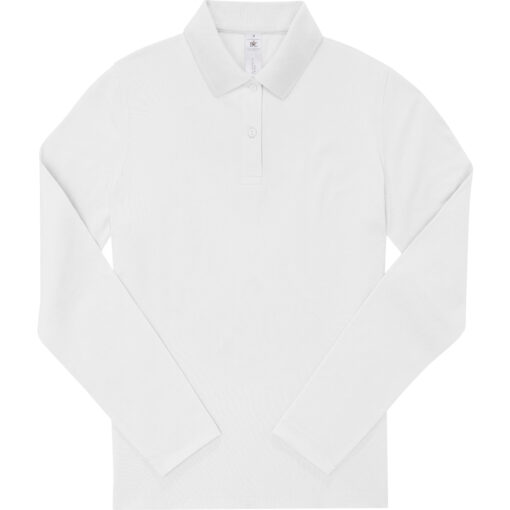 Dámské piqué polo z těžké bavlny s dlouhým rukávem B&C | My Polo 210 LSL /women
