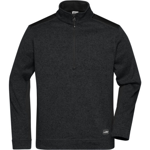 Pánská pracovní bunda z fleecu, 1/2 zip - Strong Daiber | JN 864