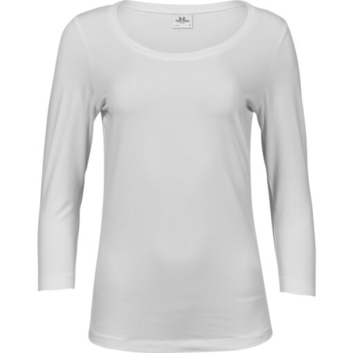 Dámské elastické tričko s 3/4 rukávem Tee Jays | TJ 460