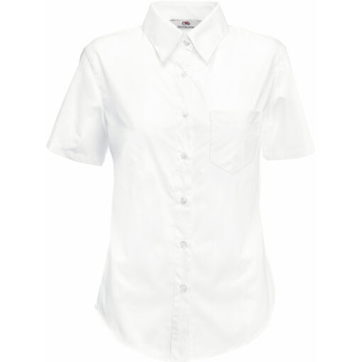 Popelínová halenka s krátkým rukávem F.O.L. | Lady-Fit Poplin Shirt SSL