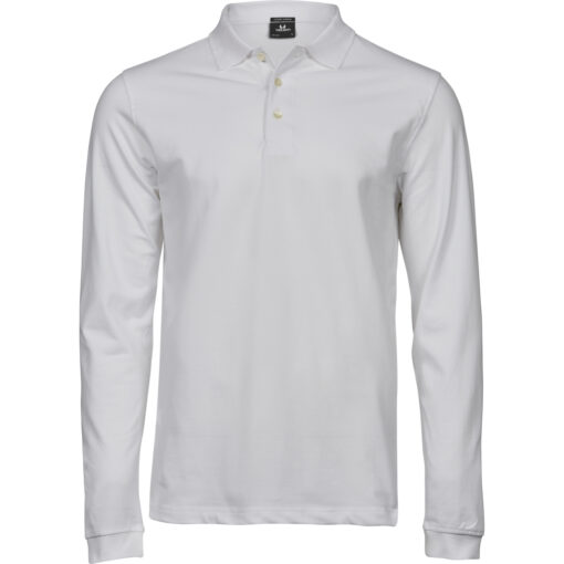 Pánské elastické piqué polo s dlouhým rukávem Tee Jays | TJ 1406