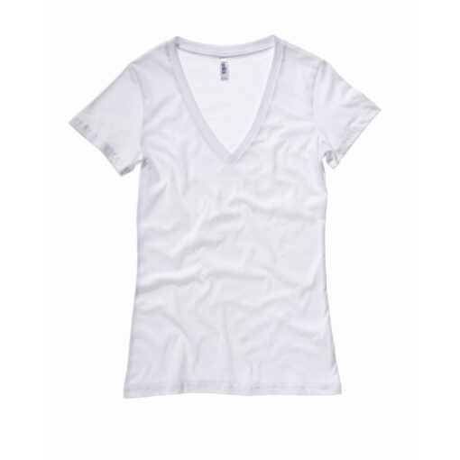 Dámské tričko Jersey Deep s výstřihem do V Bella + Canvas | 6035