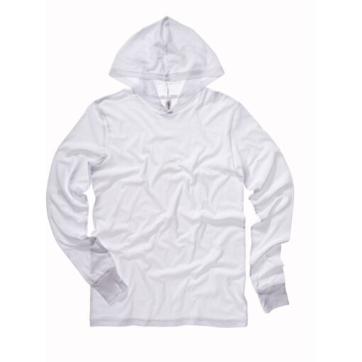 Unisex žerzejové tričko s kapucí, dlouhý rukáv Bella + Canvas | 3512
