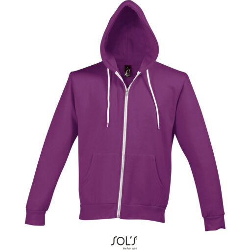 Unisex mikina s kapucí SOL'S | Silver