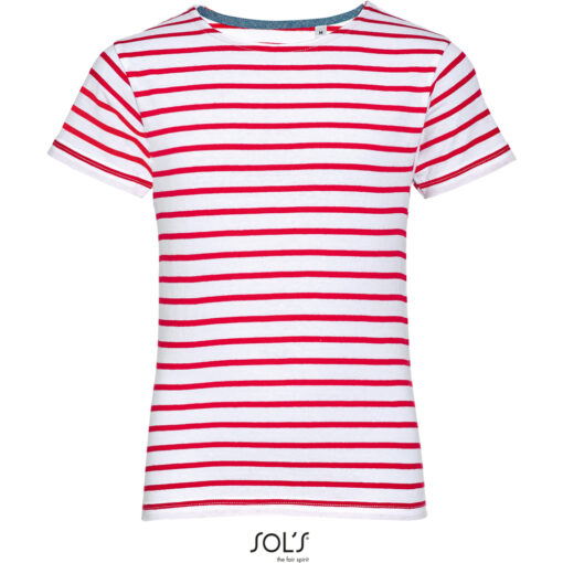 Dětské pruhované tričko SOL'S | Miles Kids