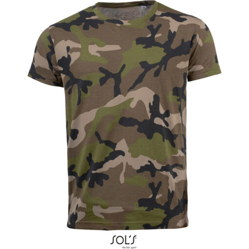 Pánské maskáčové tričko SOL'S | Camo Men