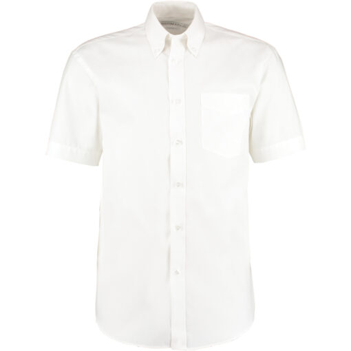 Košile Oxford s krátkým rukávem Kustom Kit | KK 109 (18,5-23)