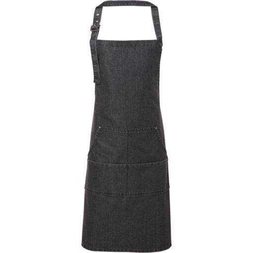 Denim zástěra s laclem Premier | PR 126