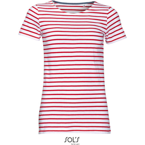 Dámské pruhované tričko SOL'S | Miles Women